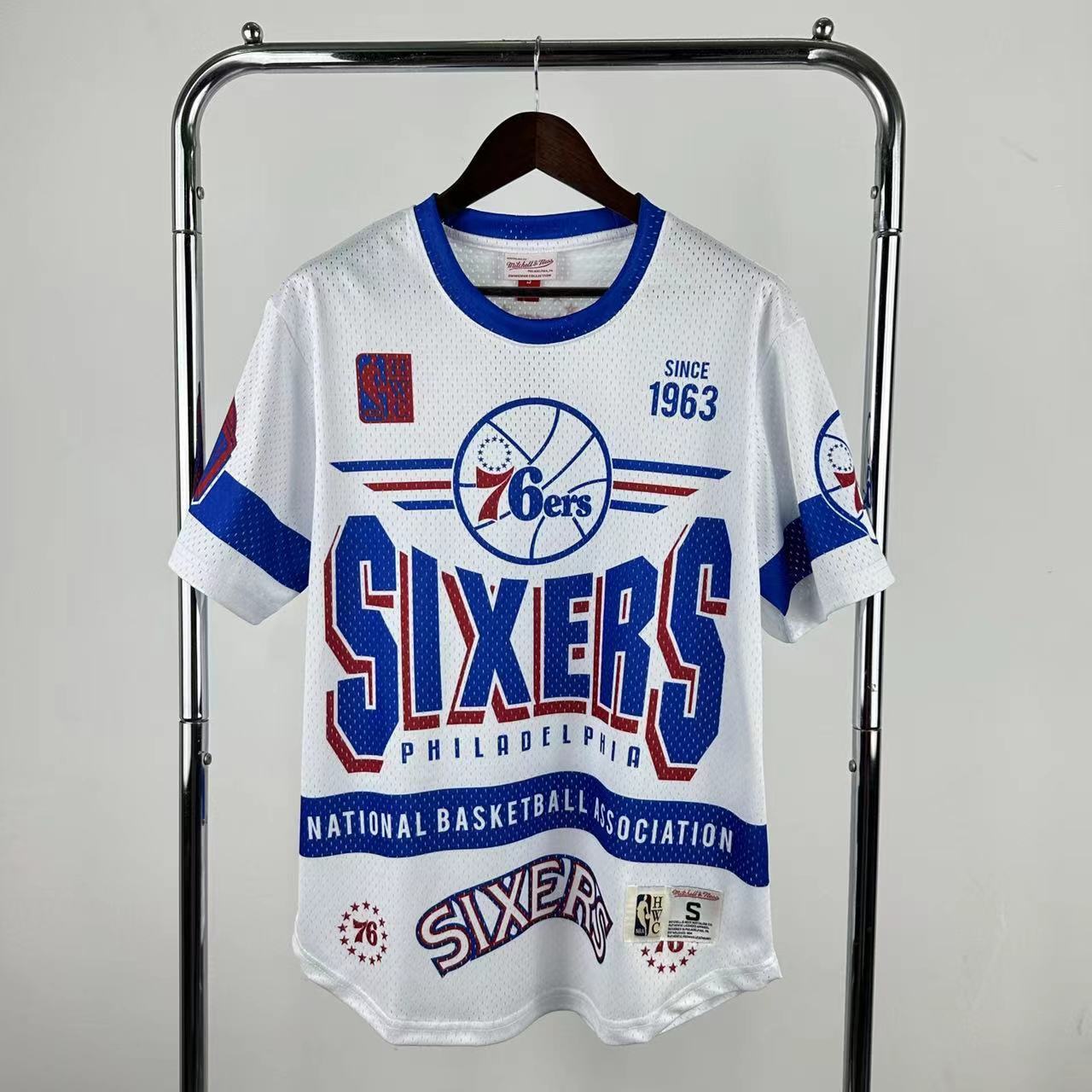 Men Philadelphia 76ers  white NBA 2025 Jersey